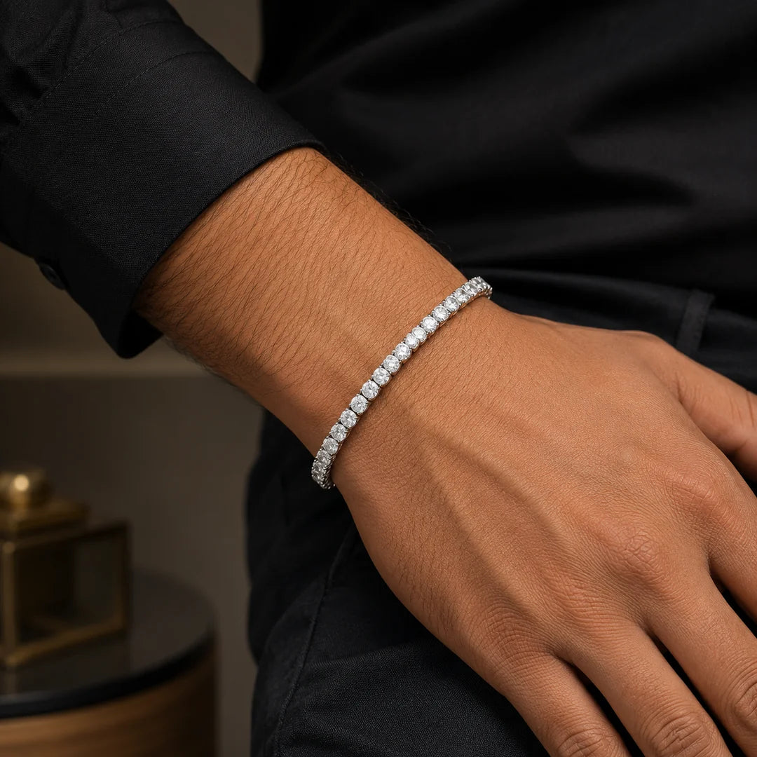 Tennis Bracelet - Silver
