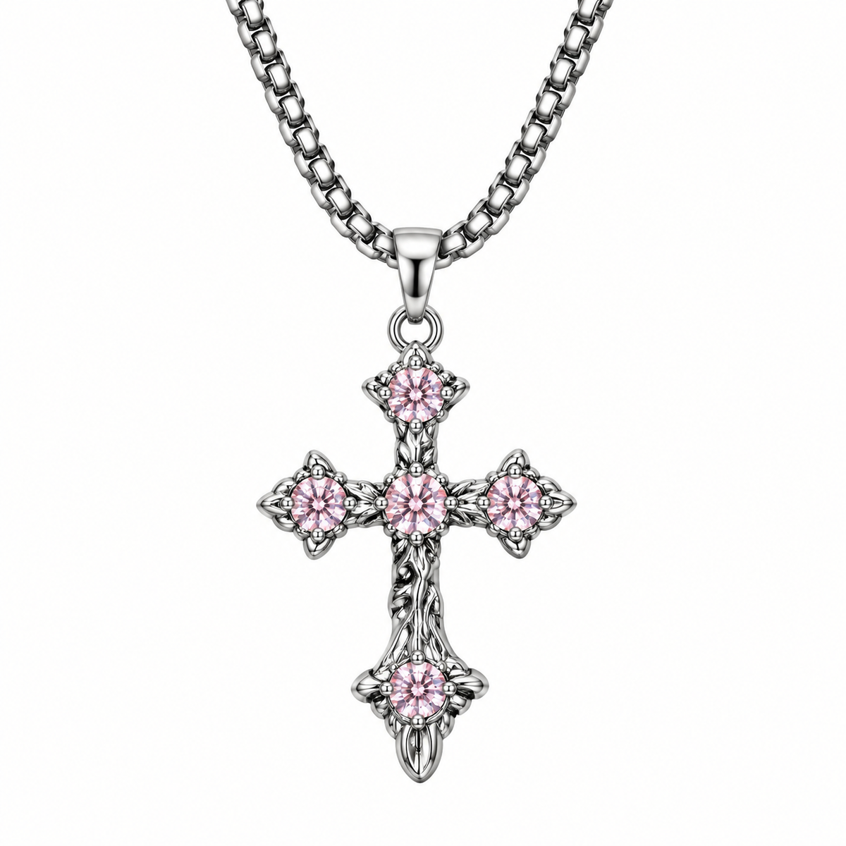 Iced pink charm