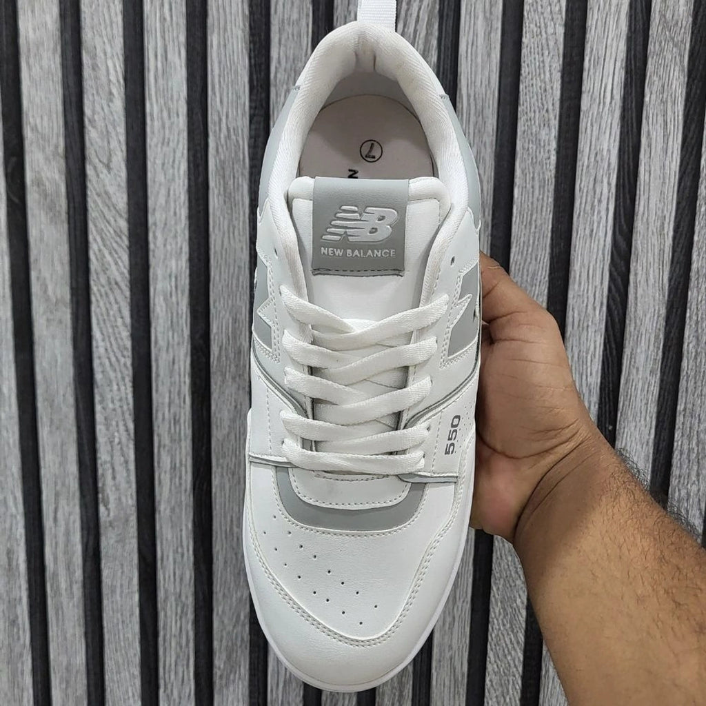 NB 550 WHITE GREY